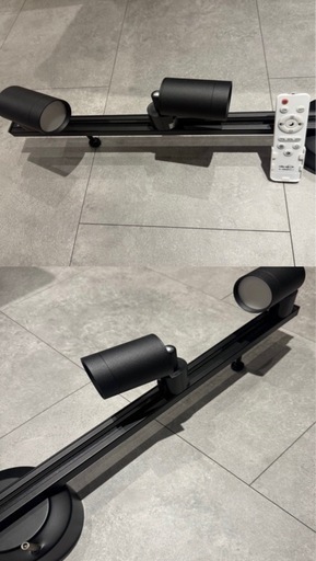 【未使用に近い 美品】調光調色可能 光ノ屋Smart シーリングライト ダクトレール用 スポットライト 4灯 LED 説明書完備