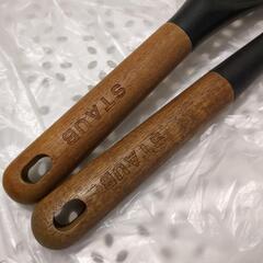 未使用品　ストウブ　スパチュラ　2点セット　シリコンの画像