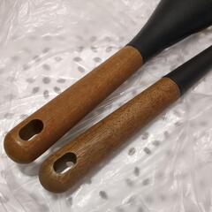 未使用品　ストウブ　スパチュラ　2点セット　シリコンの画像