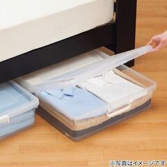 ベッド下収納ケース キャスター付き(L) 2個セットの画像
