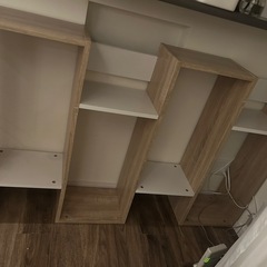 【訳あり/無料】4段の商品棚、シェルフ、物置棚の画像