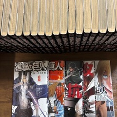 進撃の巨人 全巻 1〜34巻 関連本5冊 まとめ売り 単行本 漫画 コミックの画像