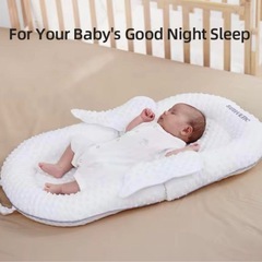 sunveno ベッドインベッド　ベビー寝具　赤ちゃん布団　寝返り防止の画像