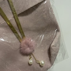 無料でどうぞ！新品未使用♡ピンクのポーチです☺️の画像