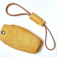 未使用 社外品 三菱アウトランダー/トライトン/デリカミニ キーケース デニムの画像