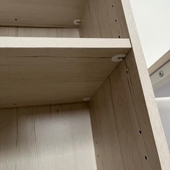 ニトリ　簡単組立て Nクリック ボックス ワイド3段(ホワイトウォッシュ)の画像