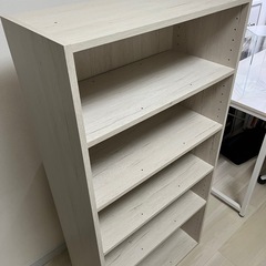 ニトリ　簡単組立て Nクリック ボックス ワイド3段(ホワイトウォッシュ)の画像