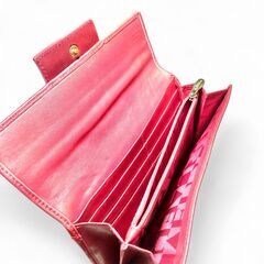 FURLA　長財布　レッドの画像