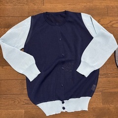 婦人服 Mサイズ ２点 秋服 カーディガン チェックシャツの画像