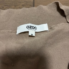 オゾック ２点セット スキニーパンツ ニットベスト mサイズ 秋コーデの画像