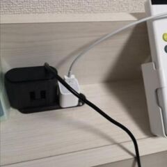 ベット　ホワイト　収納　コンセント付きの画像