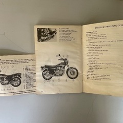 カワサキ　バイクの古い書籍の画像