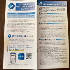 JR西日本株主優待券  2枚の画像