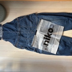 新品　　ニコアンド デニムオーバーオールの画像