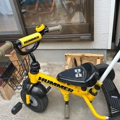 三輪車 ハマー トライシクル イエロー HUMMER 三輪車の画像