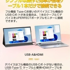 モバイルモニター15.6インチ
の画像