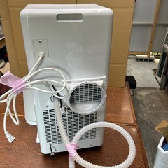 山善 スポットクーラー 除湿機能付き ～9畳 排熱ダクト付き 2023年製 YEC-K222-W 管理番号340
の画像