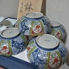 未使用品　有田焼　古伊万里　武峰窯　金彩　親子小鉢　１０客セット直径12.5㎝の画像
