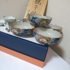 未使用品　有田焼　古伊万里　武峰窯　金彩　親子小鉢　１０客セット直径12.5㎝の画像