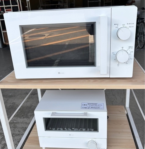 ✨ ホワイト家電4点セット 冷蔵庫・洗濯機・電子レンジ・オーブントースター ? 配達OK / ? 夜間対応OK / ?️ 設置OK /
