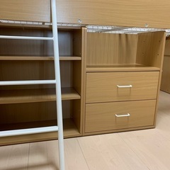 【受け渡しの方決定しています】ニトリ シングルベッド　の画像