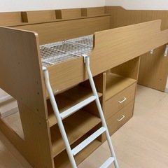 【受け渡しの方決定しています】ニトリ シングルベッド　の画像