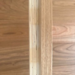 ダブルベッド タモ材(一部突板)の画像
