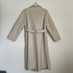 コート　ベージュ　ホワイトの画像