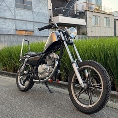 ■GN125H ロングフォークチョッパーの画像