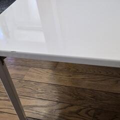 ニトリ 折りたたみテーブル(シャイン 7550 WH)の画像