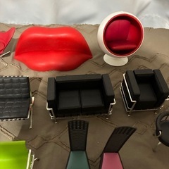 デザイナーズ家具のミニチュア複数セットの画像