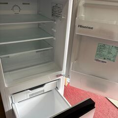 ハイセンス　２ドア冷蔵庫　2023年モデル　135ℓ　分解清掃済みの画像