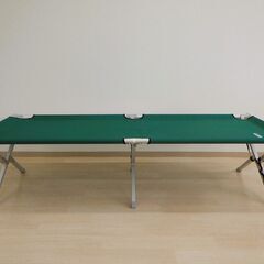 ワイドコット（グリーン）【小金井市民限定】（小金井市再生家具）品番：09-01-03 ※新規優先の画像