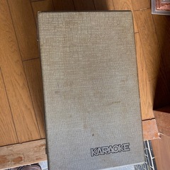 古い　カラオケ機　カセット　マイク等　ジャンク品の画像