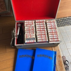 古い　カラオケ機　カセット　マイク等　ジャンク品の画像