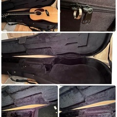 YAMAHA FG-201 アコースティックかギター　ケース付きの画像