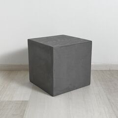 【2個セット】モールテックス ディスプレイ台 25cm角 グレー・グレージュ｜コンクリート 展示什器の画像