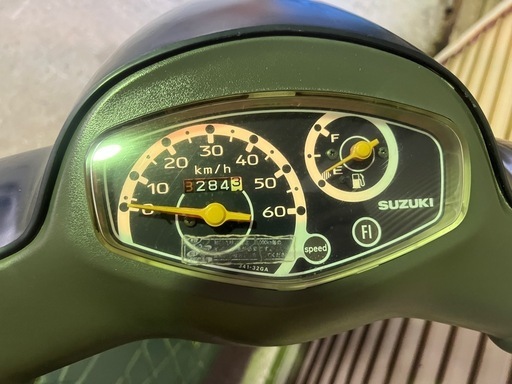 【売約済】実働 BT新品 スズキ CA45A レッツ4  4スト原付 4ストインジェクション スクーター ブラック
