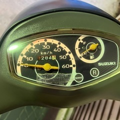 【売約済】実働 BT新品 スズキ CA45A レッツ4  4スト原付 4ストインジェクション スクーター ブラックの画像
