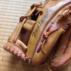 左利きグローブ　ブラウンの画像