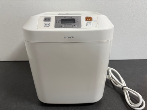 siroca 全自動ホームベーカリー SHB-122[タイマー/最大2斤/ ジャム/バター/蕎麦/うどん/餅つき機/レシピ付]