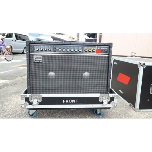 【配送不可】Roland／JC-120（特注ハードケース付き）ギターアンプ 中古 used
