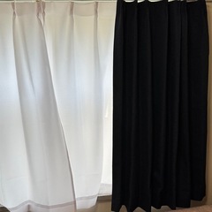 カーテン レースカーテン 135cm セット ニトリの画像