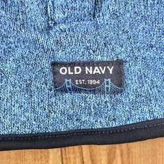 オールドネイビー　OLD NAVY　フリースジャケット　M　ブルー　おしゃれ　冬の画像