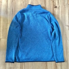オールドネイビー　OLD NAVY　フリースジャケット　M　ブルー　おしゃれ　冬の画像