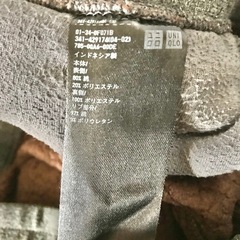 ユニクロ　UNIQLO　ボア　スウェットパンツ　M　グレー　モコモコ　温かい　冬の画像