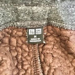 ユニクロ　UNIQLO　ボア　スウェットパンツ　M　グレー　モコモコ　温かい　冬の画像