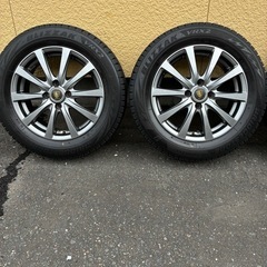 175/65R15 ブリヂストン ブリザック VRX2  15x5.5 45 100-4穴 中古タイヤ スタッドレスタイヤ ホイールセット 4本セットの画像