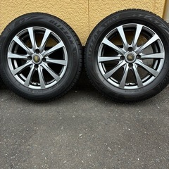 175/65R15 ブリヂストン ブリザック VRX2  15x5.5 45 100-4穴 中古タイヤ スタッドレスタイヤ ホイールセット 4本セットの画像