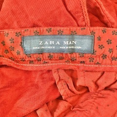ZARA　ザラ　ショートパンツ　S　えんじ色　夏　海　レジャー　アウトドア　快適の画像